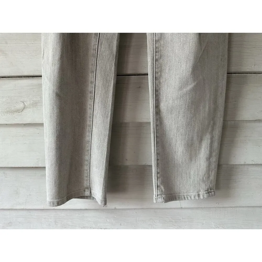 EILEEN FISHER Organic Cotton Denim Jeans Gray Size 6 - Picture 3 of 5